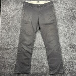 Acne Studios Chino Pants Men's EU 54 US 34x30 Gray Twill Straight Leg